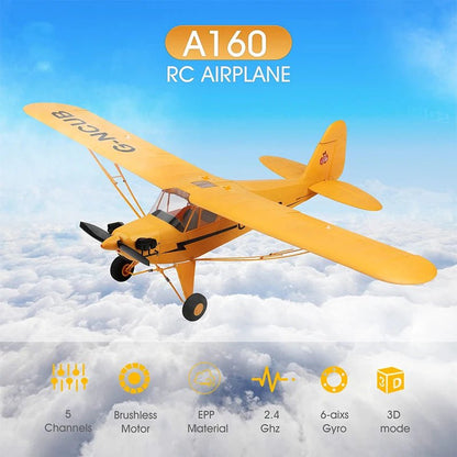 J3 - CUB RC Plane – Brushless 3D/6G RTF Remote Control Airplane - Featured Mart