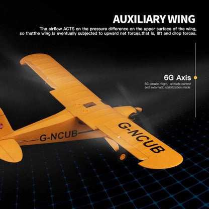 J3 - CUB RC Plane – Brushless 3D/6G RTF Remote Control Airplane - Featured Mart