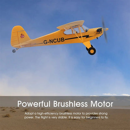 J3 - CUB RC Plane – Brushless 3D/6G RTF Remote Control Airplane - Featured Mart