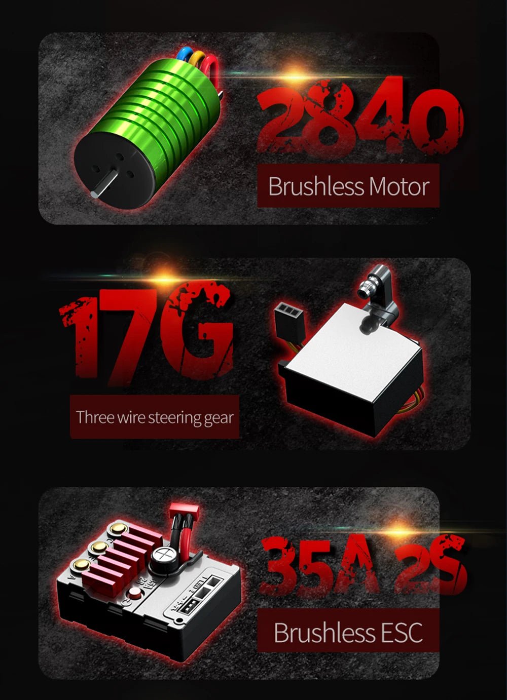 JJRC 70KM/H 1:16 4WD RC Car – Brushless High - Speed Off - Road Truck with LED Lights - Featured Mart