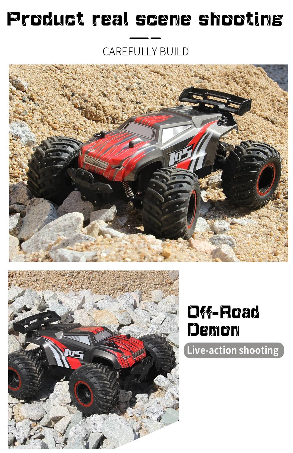 JJRC 70KM/H 1:16 4WD RC Car – Brushless High - Speed Off - Road Truck with LED Lights - Featured Mart