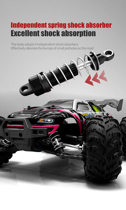 JJRC 70KM/H 1:16 4WD RC Car – Brushless High - Speed Off - Road Truck with LED Lights - Featured Mart