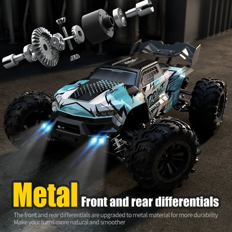 JJRC 70KM/H 1:16 4WD RC Car – Brushless High - Speed Off - Road Truck with LED Lights - Featured Mart