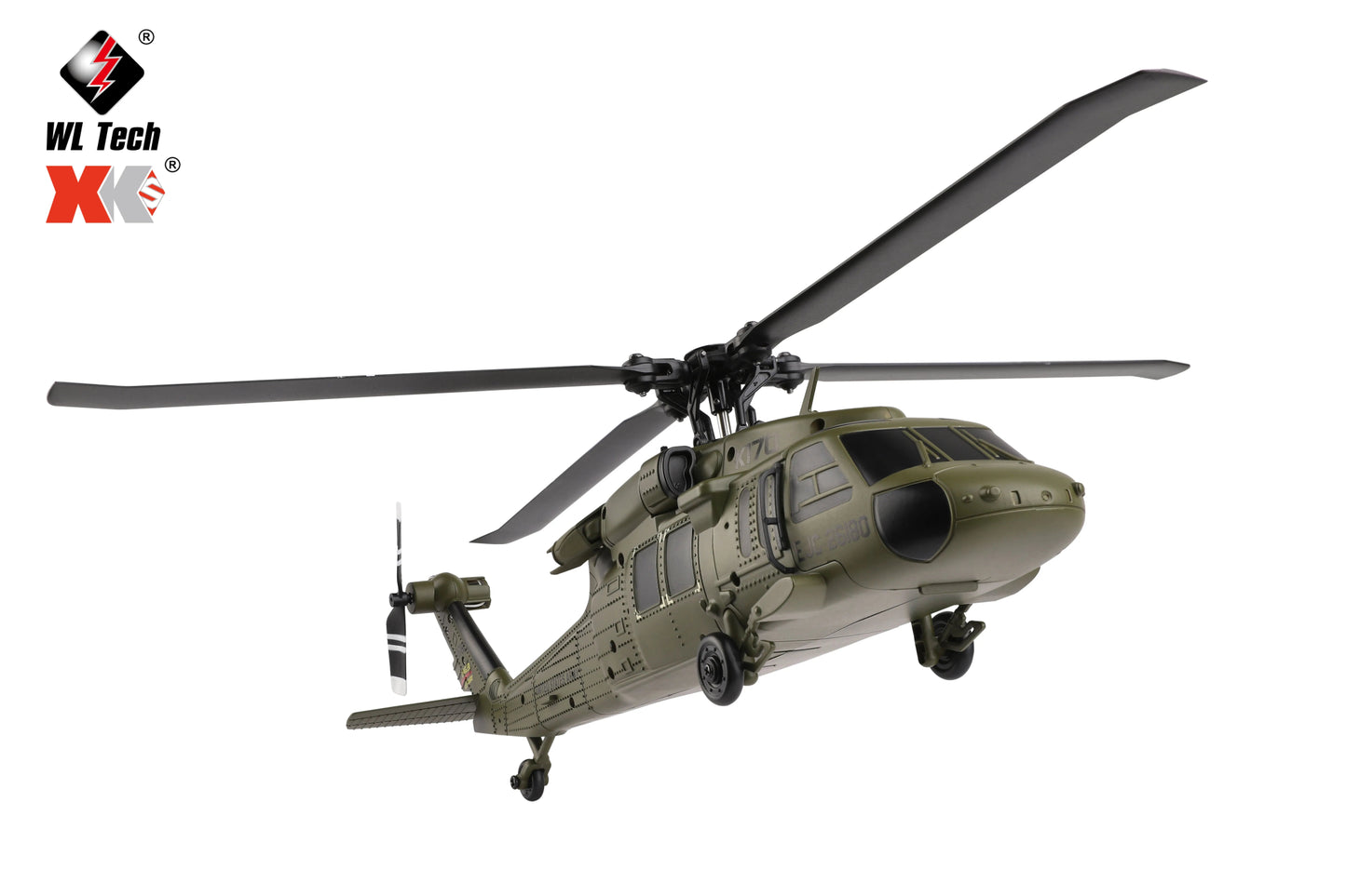 K170 RC Tactical Helicopter – 1:48 Scale Military Utility Aircraft Model - Featured Mart