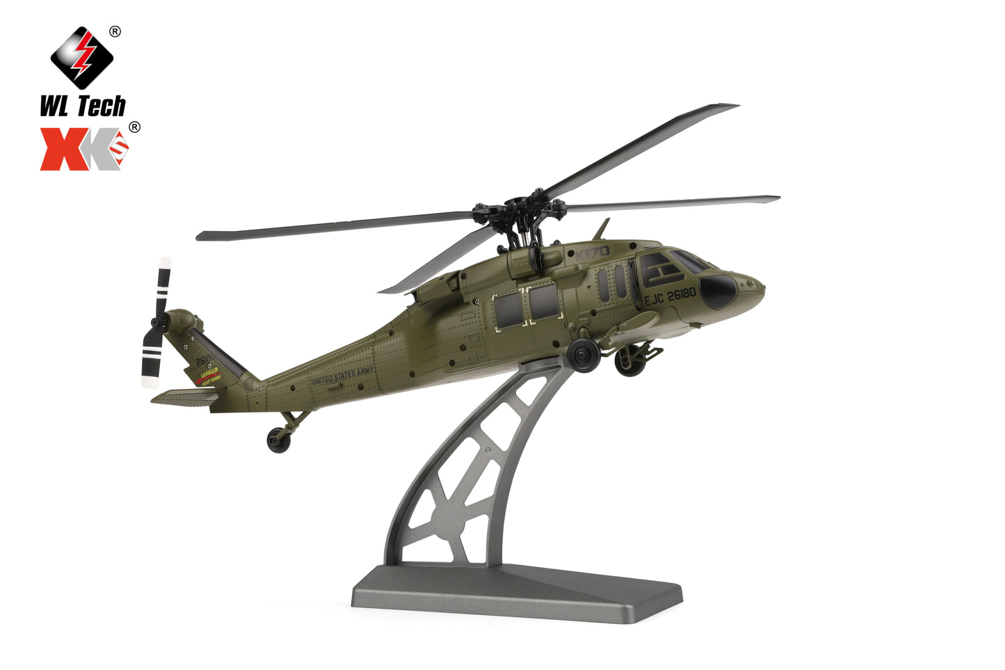 K170 RC Tactical Helicopter – 1:48 Scale Military Utility Aircraft Model - Featured Mart