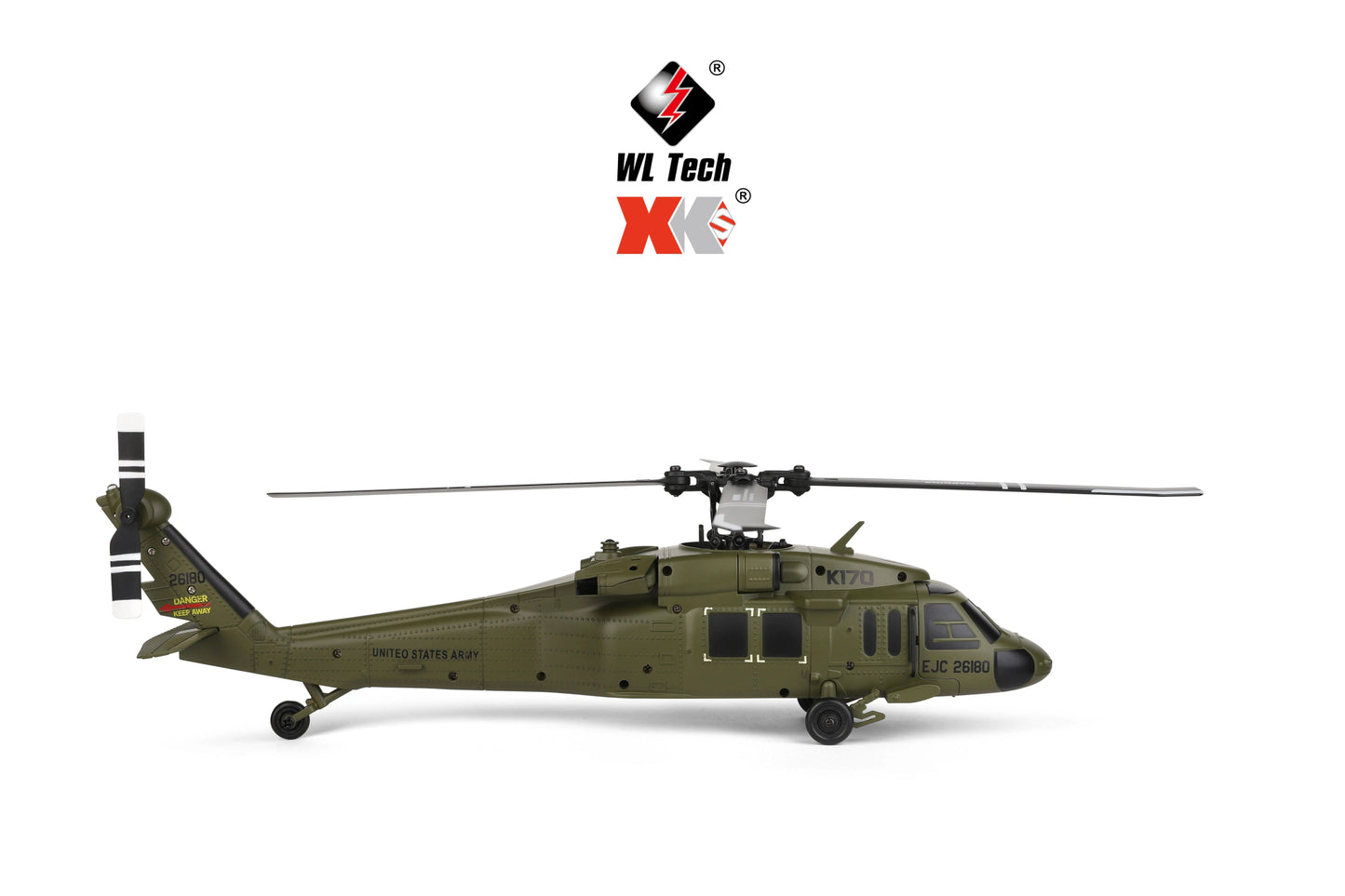 K170 RC Tactical Helicopter – 1:48 Scale Military Utility Aircraft Model - Featured Mart