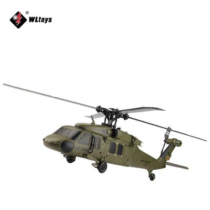 K170 RC Tactical Helicopter – 1:48 Scale Military Utility Aircraft Model - Featured Mart