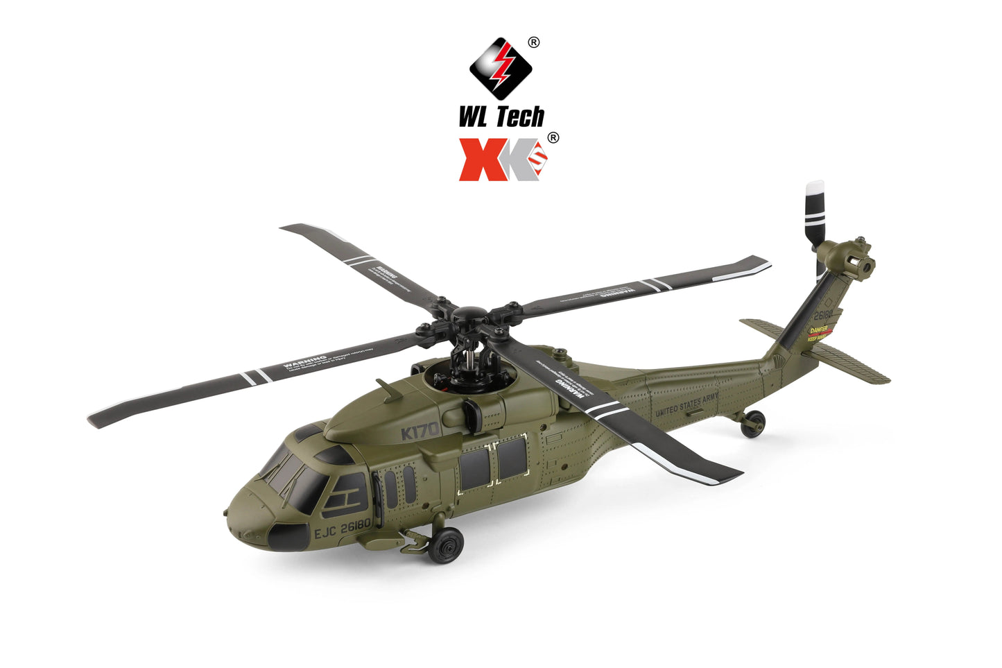 K170 RC Tactical Helicopter – 1:48 Scale Military Utility Aircraft Model - Featured Mart