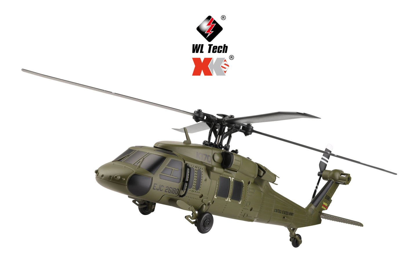 K170 RC Tactical Helicopter – 1:48 Scale Military Utility Aircraft Model - Featured Mart