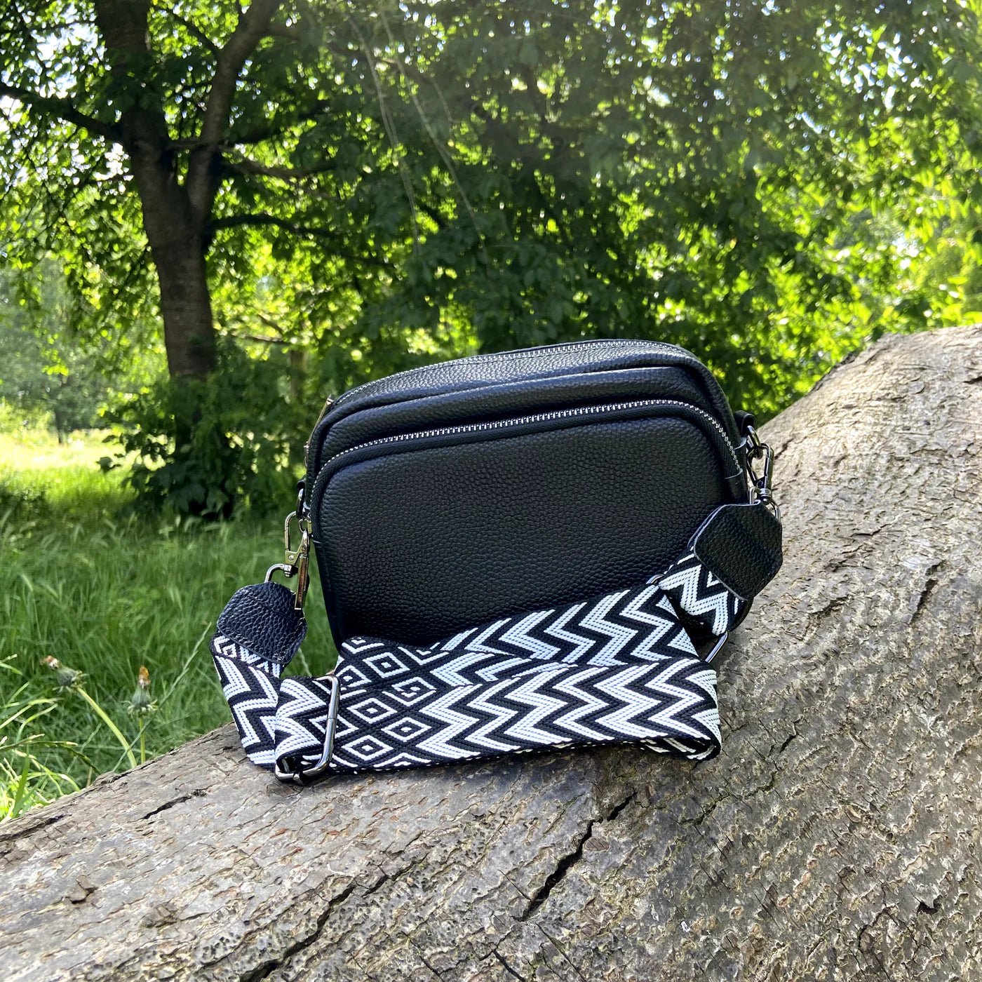 Leather Crossbody Bag and Accessories - Featured Mart