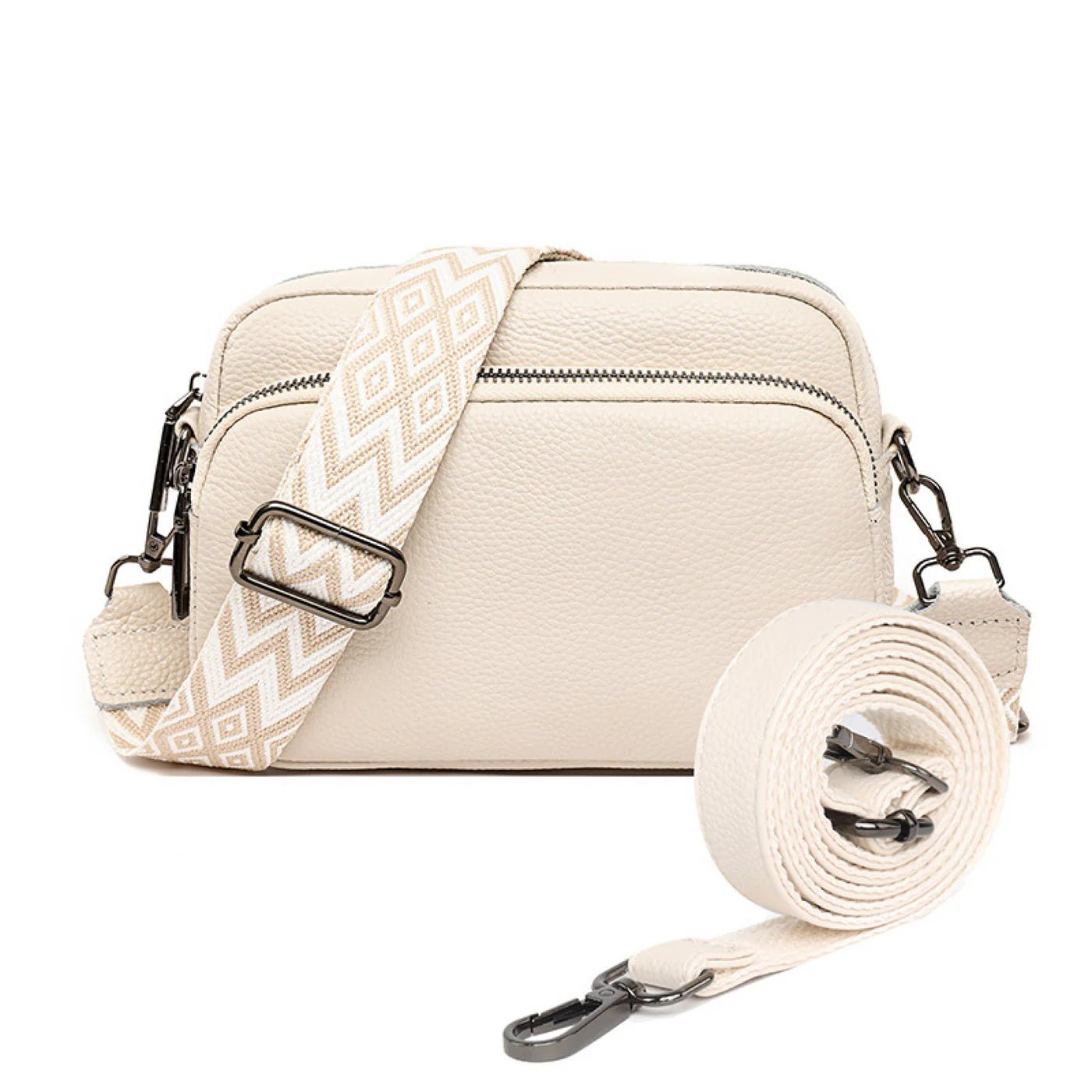 Leather Crossbody Bag and Accessories - Featured Mart