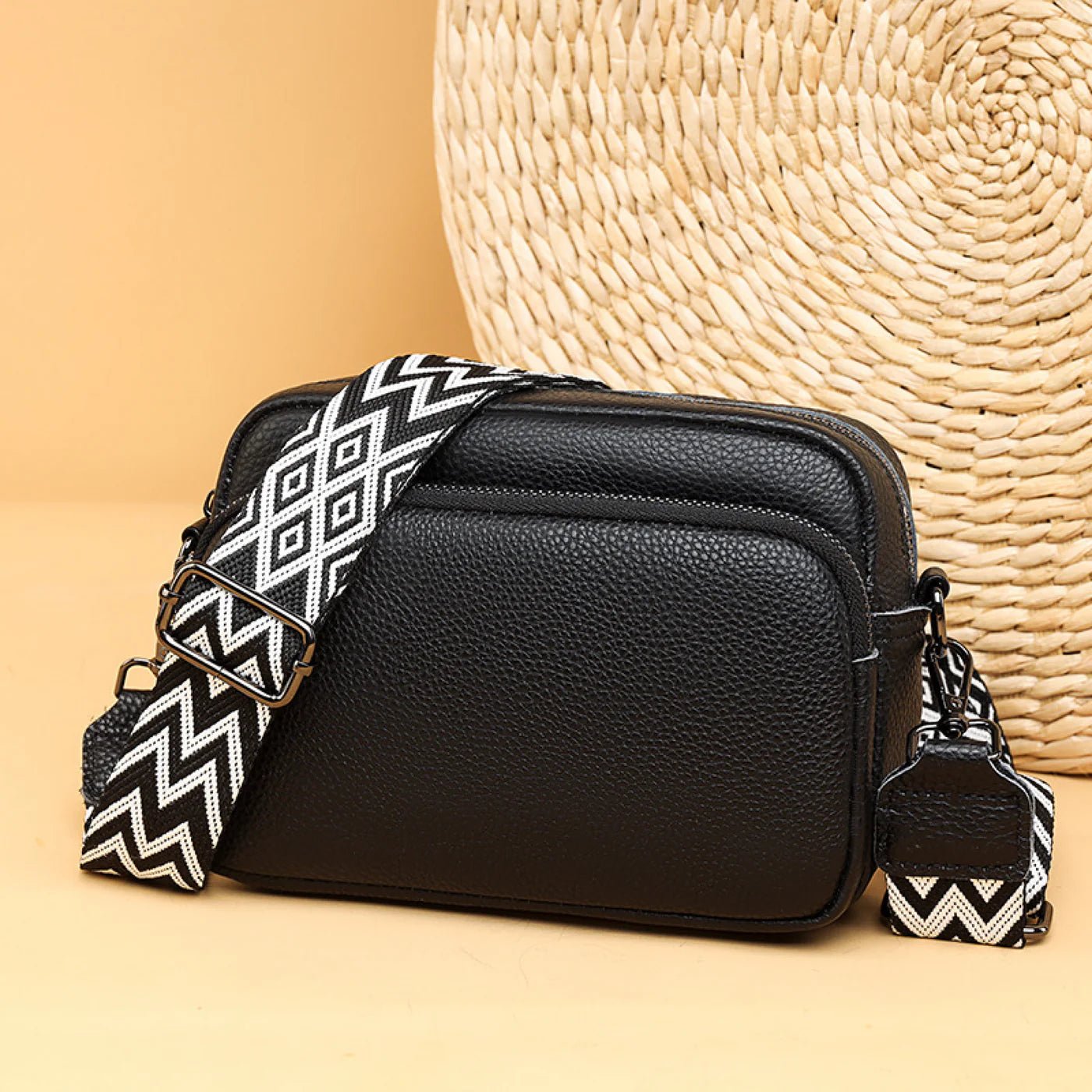 Leather Crossbody Bag and Accessories - Featured Mart