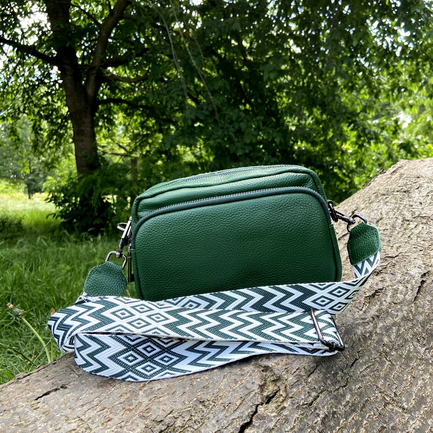 Leather Crossbody Bag and Accessories - Featured Mart