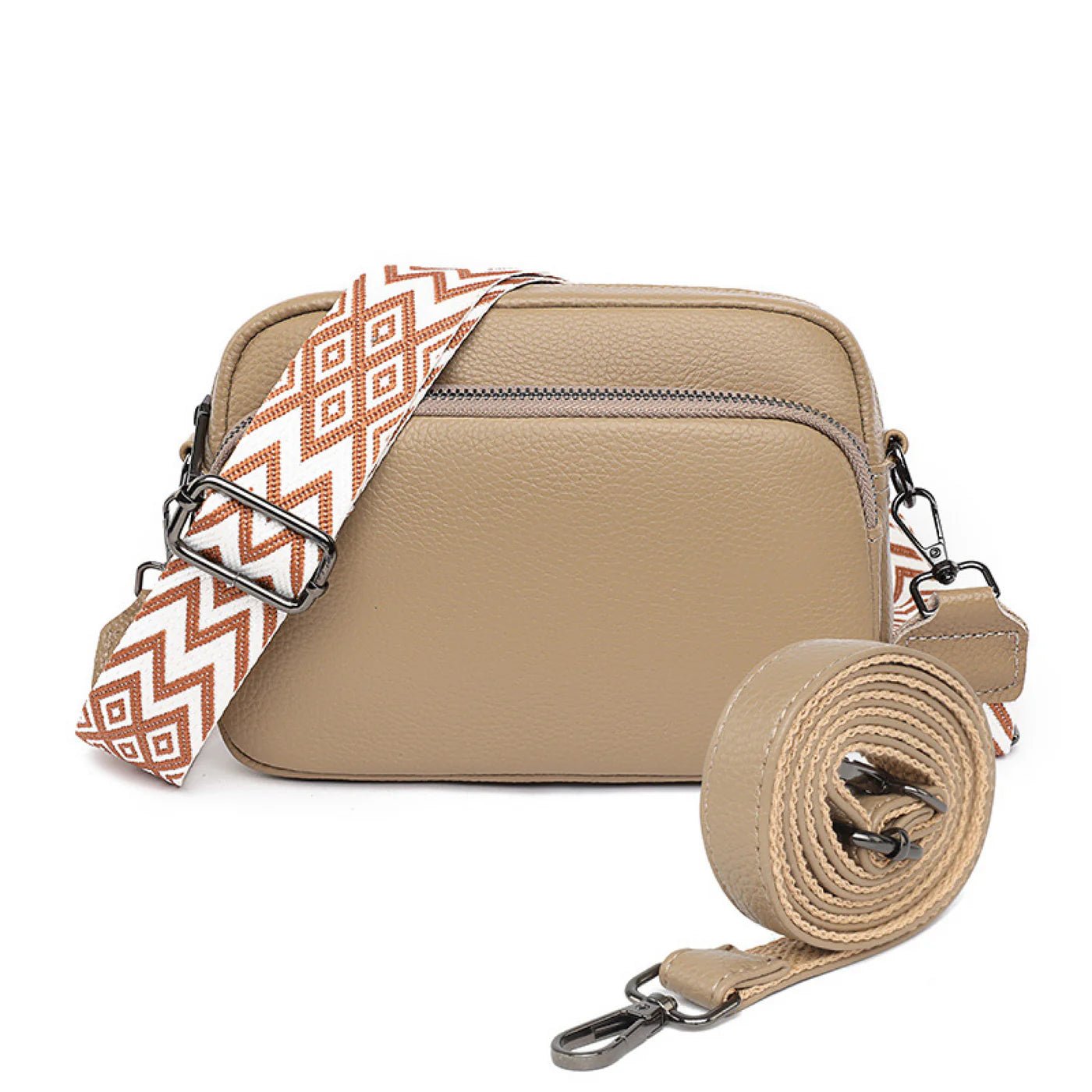 Leather Crossbody Bag and Accessories - Featured Mart