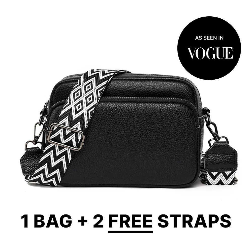Leather Crossbody Bag and Accessories - Featured Mart