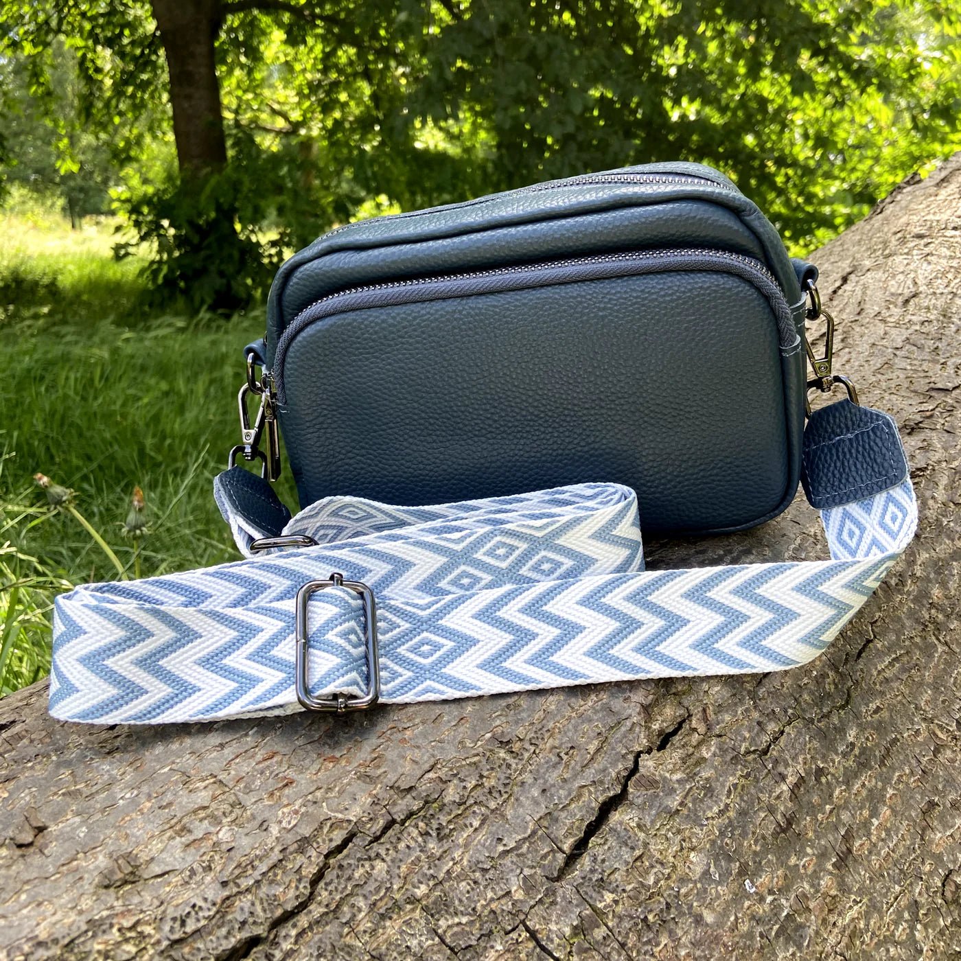 Leather Crossbody Bag and Accessories - Featured Mart