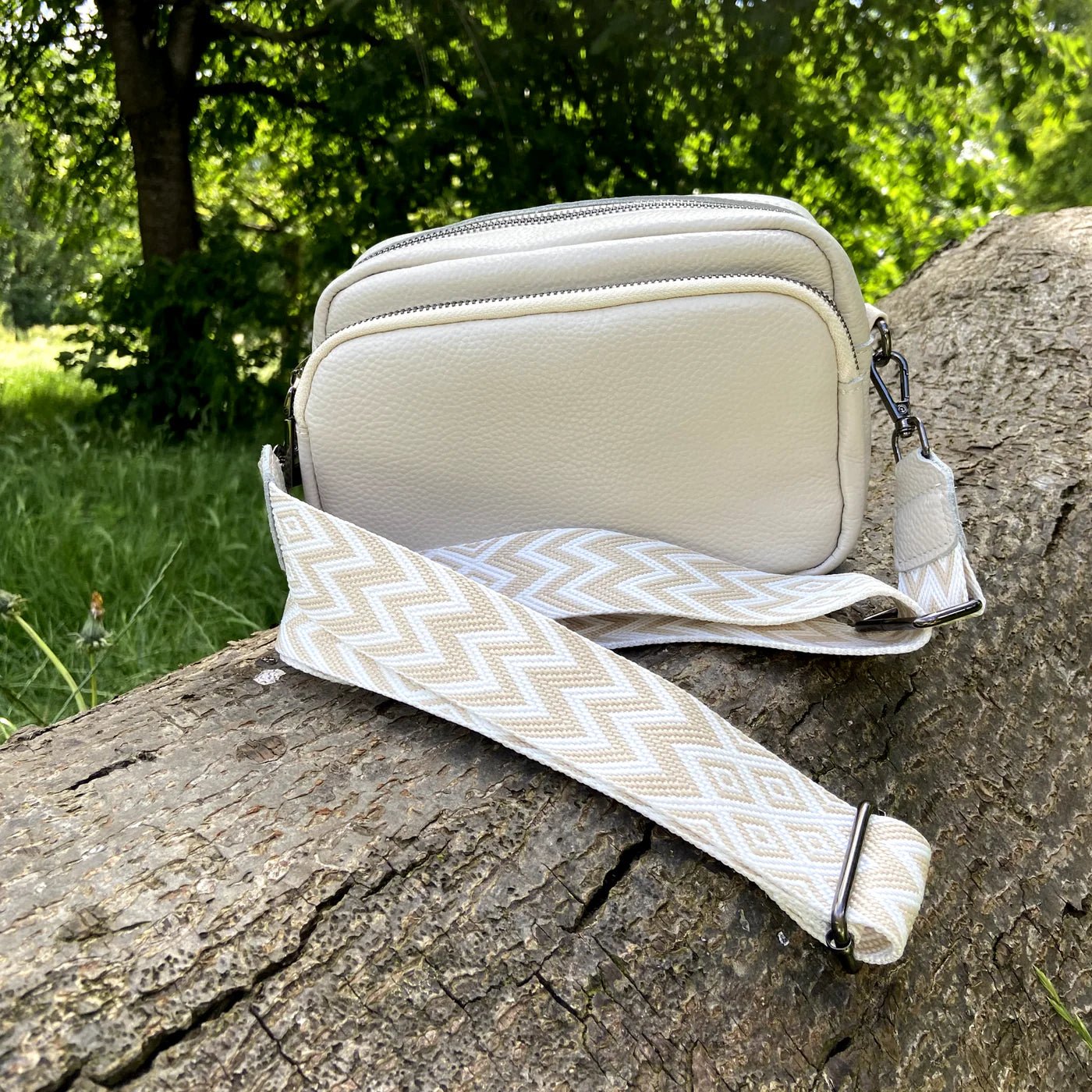 Leather Crossbody Bag and Accessories - Featured Mart