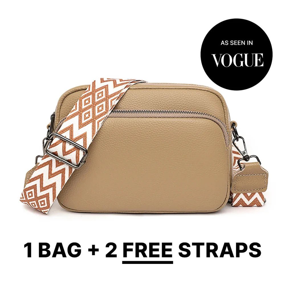 Leather Crossbody Bag and Accessories - Featured Mart