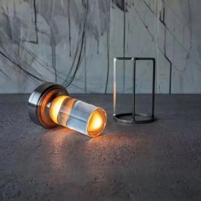 LED Cordless Table Lamp Retro Bar Metal Desk Lamps Rechargeable Touch Dimming Night Light Restaurant Bedroom Home Outdoor Decor - Featured Mart