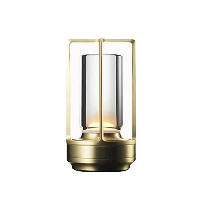 LED Cordless Table Lamp Retro Bar Metal Desk Lamps Rechargeable Touch Dimming Night Light Restaurant Bedroom Home Outdoor Decor - Featured Mart