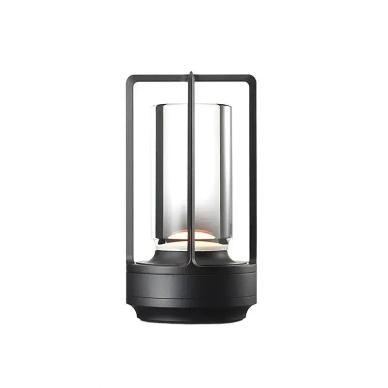 LED Cordless Table Lamp Retro Bar Metal Desk Lamps Rechargeable Touch Dimming Night Light Restaurant Bedroom Home Outdoor Decor - Featured Mart