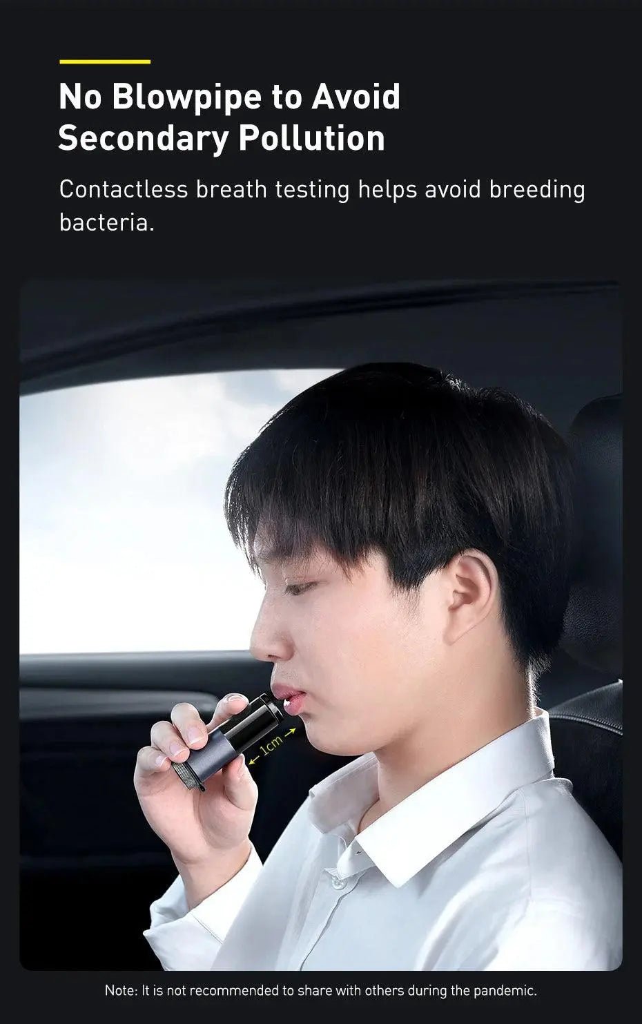 LED Professional Breath Alcohol Tester - Featured Mart