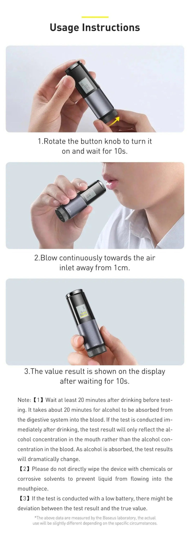 LED Professional Breath Alcohol Tester - Featured Mart