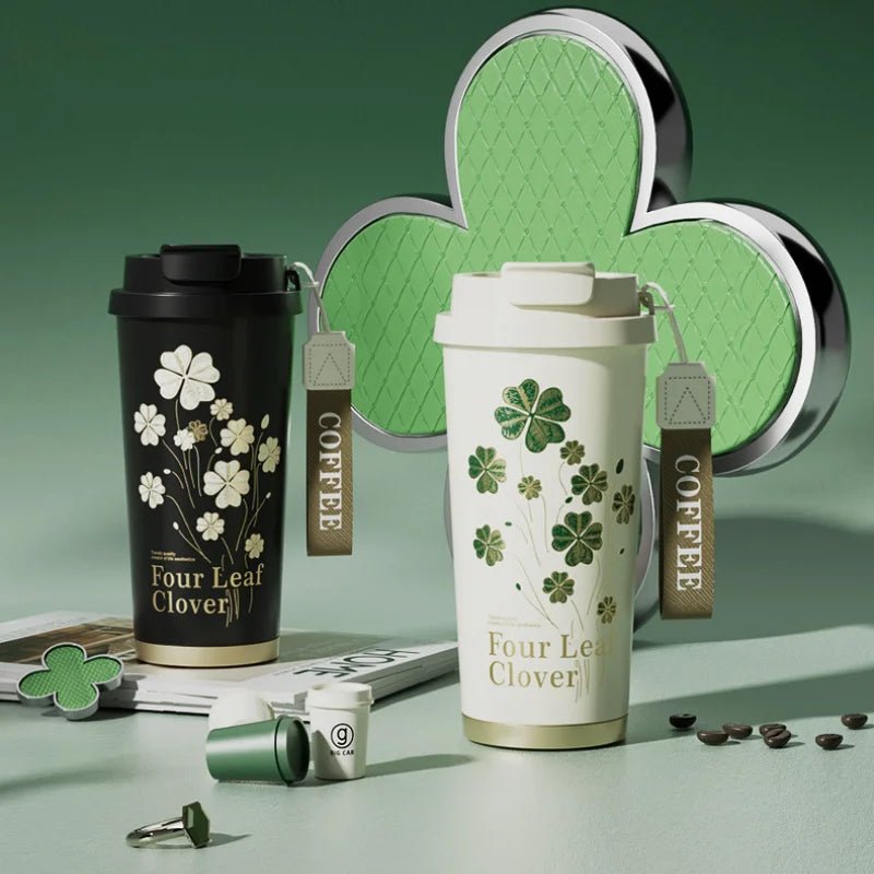 Lucky Four - Leaf Clover Water Cup - Featured Mart