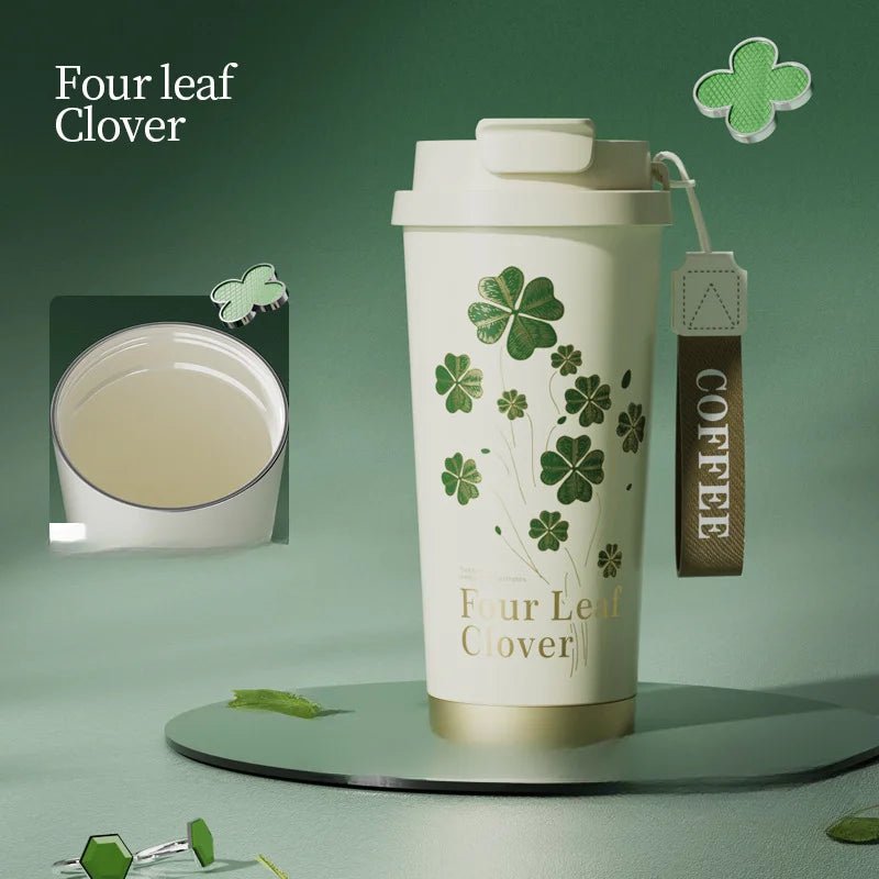 Lucky Four - Leaf Clover Water Cup - Featured Mart