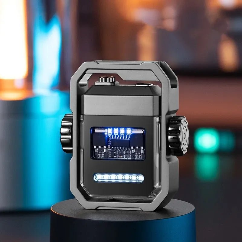Mecha Arc Lighter – Windproof, Fast - Charging, Fidget Spinner - Featured Mart