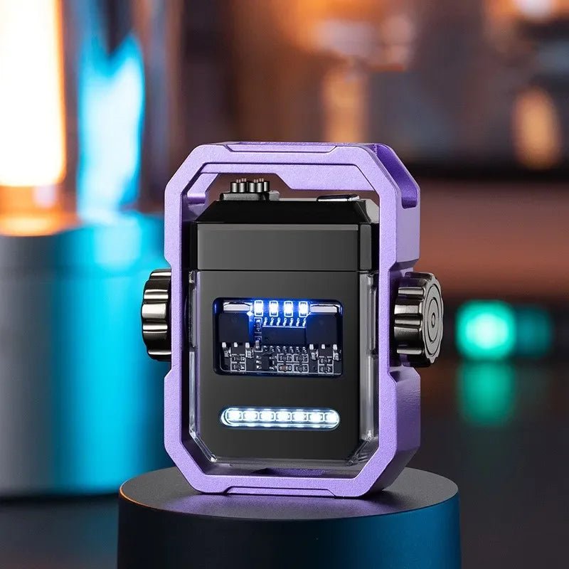 Mecha Arc Lighter – Windproof, Fast - Charging, Fidget Spinner - Featured Mart