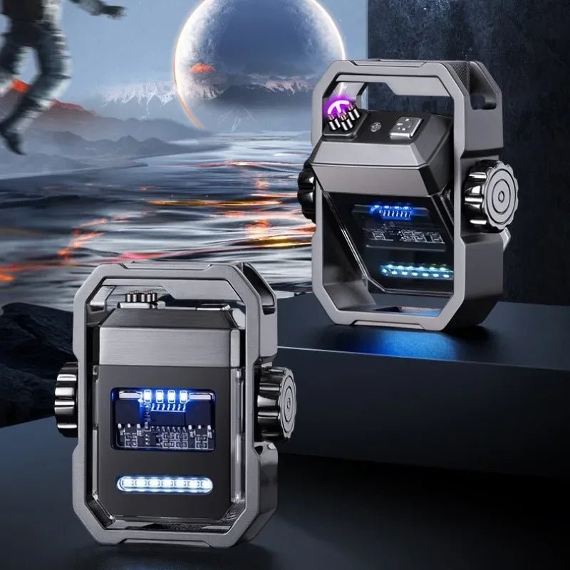 Mecha Arc Lighter – Windproof, Fast - Charging, Fidget Spinner - Featured Mart