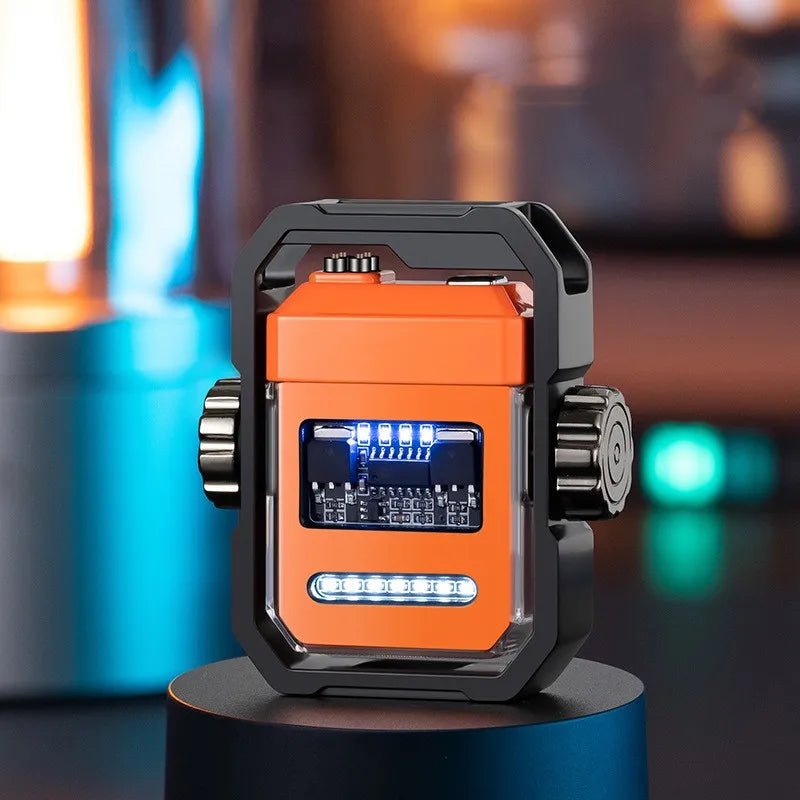 Mecha Arc Lighter – Windproof, Fast - Charging, Fidget Spinner - Featured Mart