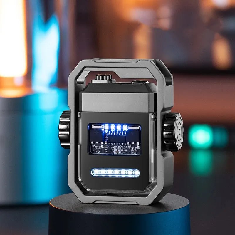 Mecha Arc Lighter – Windproof, Fast - Charging, Fidget Spinner - Featured Mart