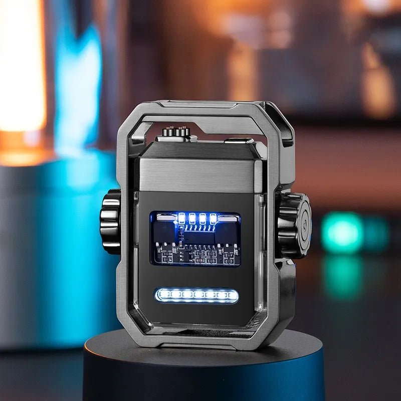 Mecha Arc Lighter – Windproof, Fast - Charging, Fidget Spinner - Featured Mart