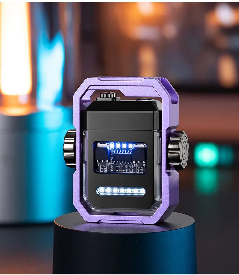 Mecha Arc Lighter – Windproof, Fast - Charging, Fidget Spinner - Featured Mart