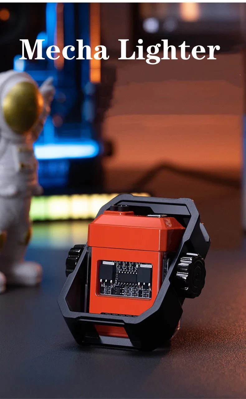 Mecha Arc Lighter – Windproof, Fast - Charging, Fidget Spinner - Featured Mart