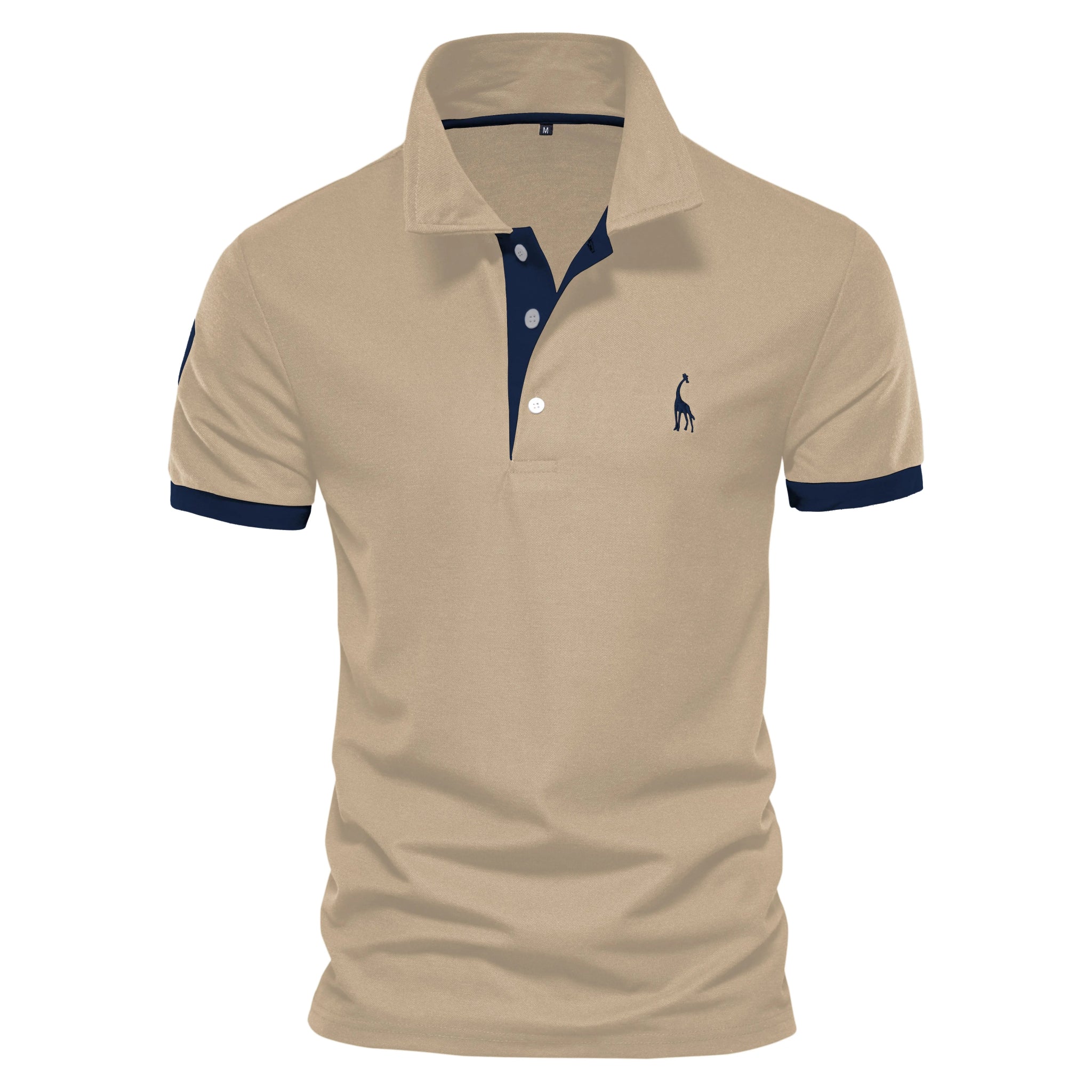 Men's Polo Shirt with Quality Giraffe Embroidery - Featured Mart