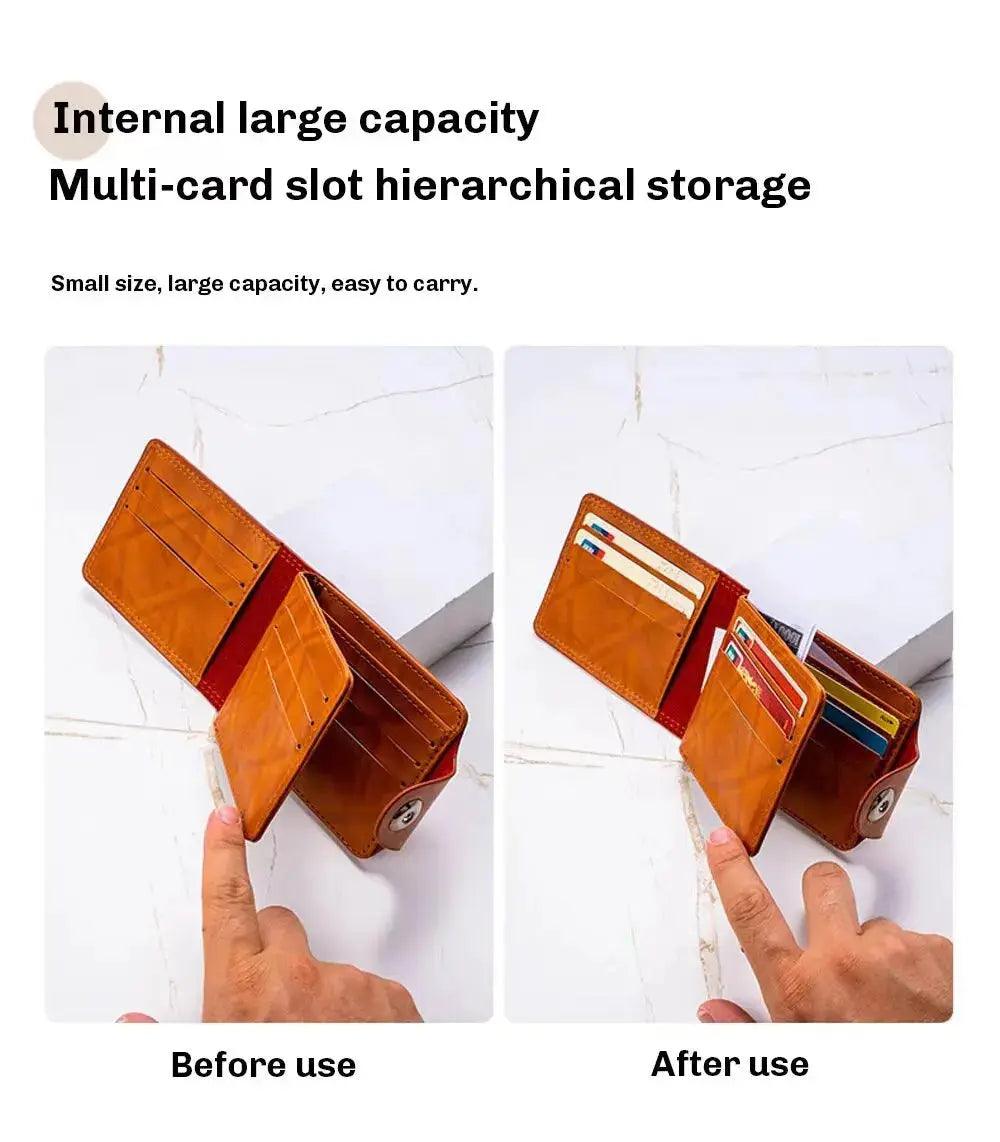 Men's Wallets With 100 US Dollar PatternWallet - Featured Mart