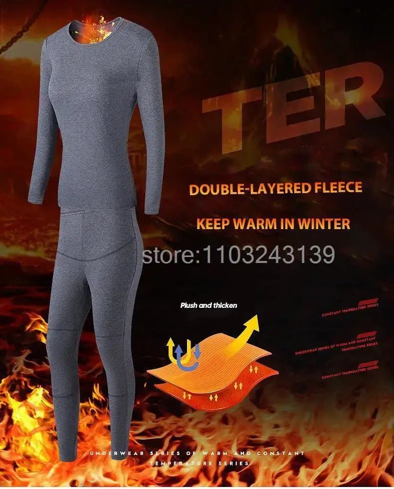 Men’s Winter Heated Thermal Jacket & Pants USB Electric Skiwear - Featured Mart