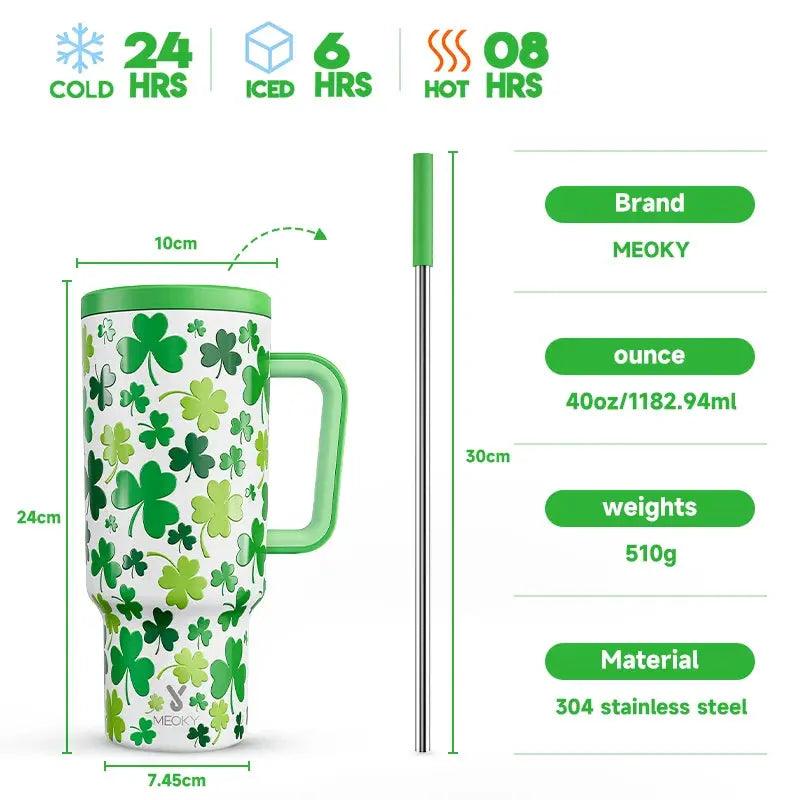 Meoky 40oz Cup Stainless Steel Vacuum Insulated Cup - Featured Mart