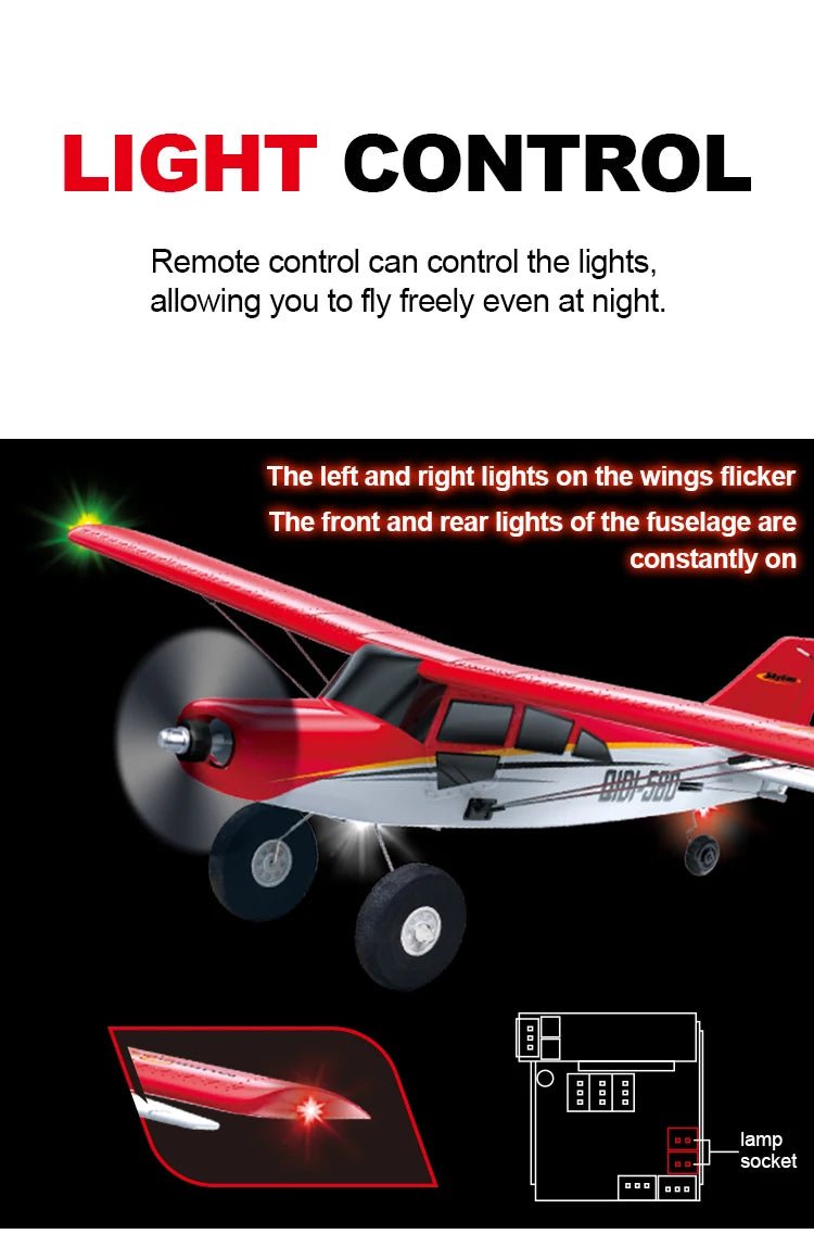 Moore M7 Off - Road RC Plane – 4CH Brushless Fixed Wing EPP Foam Airplane - Featured Mart