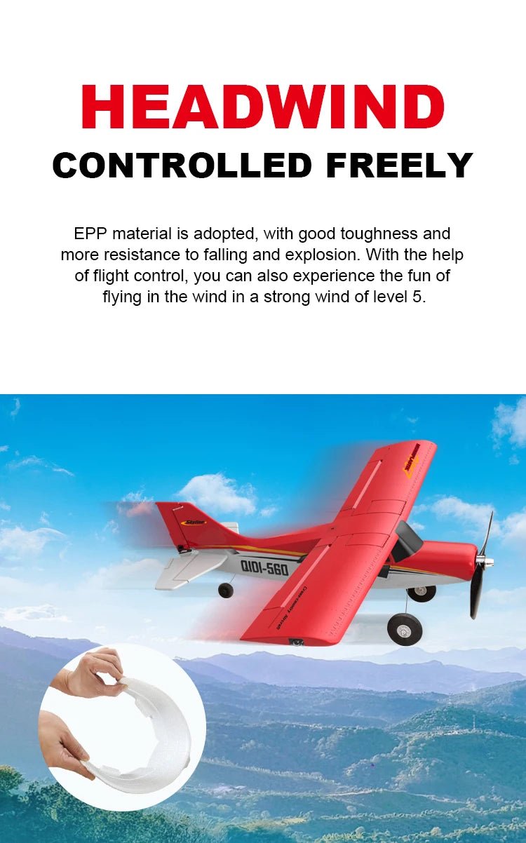 Moore M7 Off - Road RC Plane – 4CH Brushless Fixed Wing EPP Foam Airplane - Featured Mart