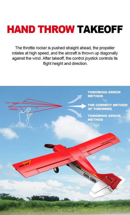 Moore M7 Off - Road RC Plane – 4CH Brushless Fixed Wing EPP Foam Airplane - Featured Mart