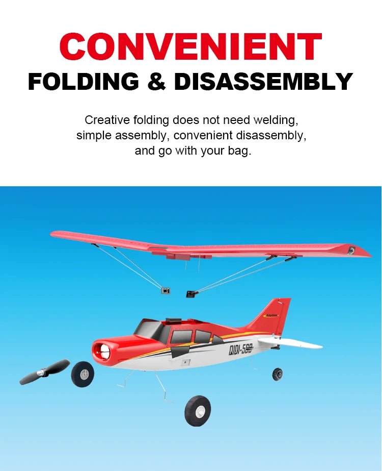 Moore M7 Off - Road RC Plane – 4CH Brushless Fixed Wing EPP Foam Airplane - Featured Mart