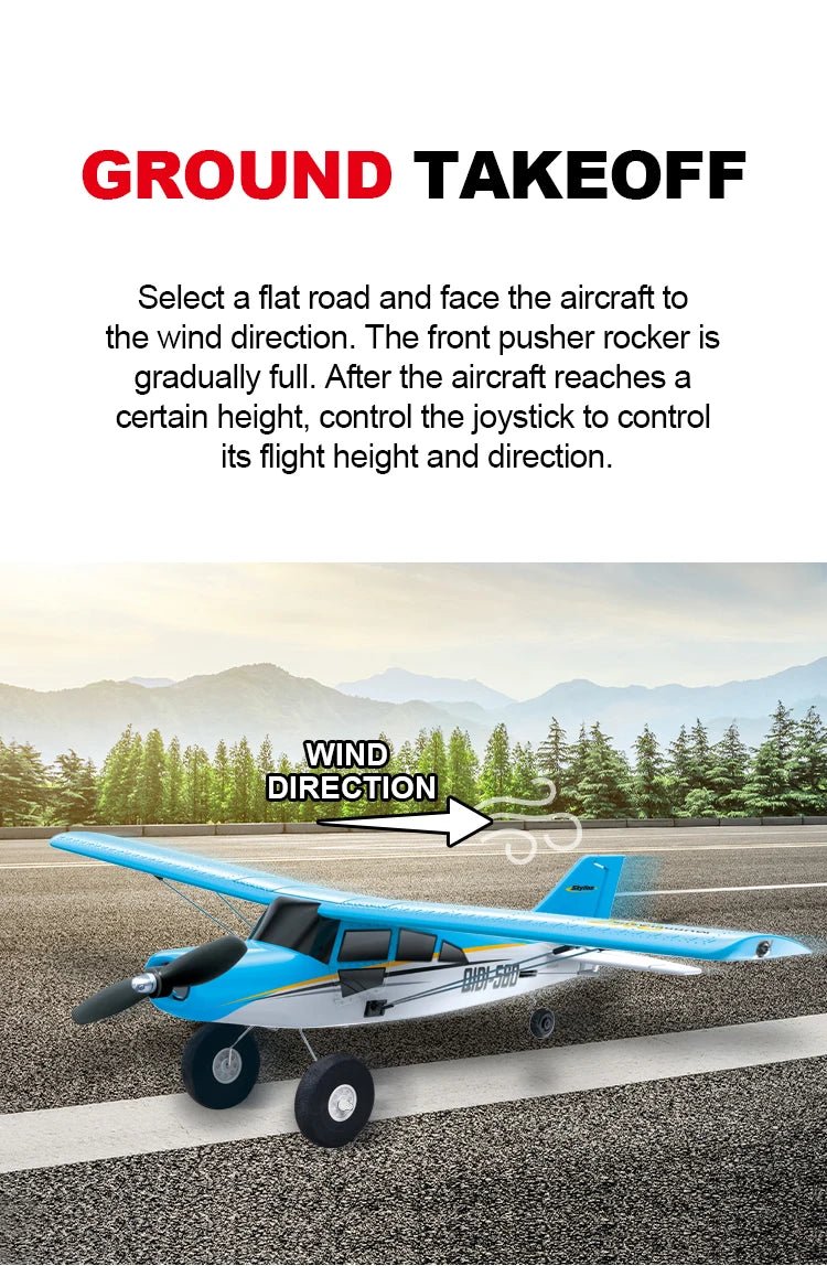 Moore M7 Off - Road RC Plane – 4CH Brushless Fixed Wing EPP Foam Airplane - Featured Mart