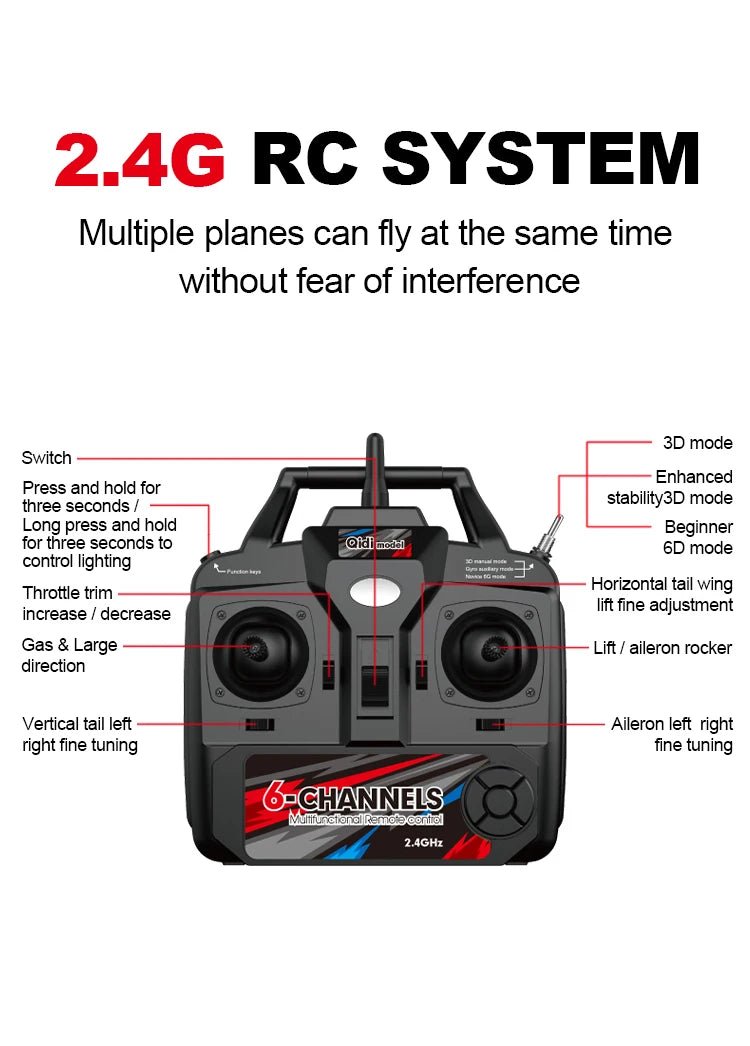 Moore M7 Off - Road RC Plane – 4CH Brushless Fixed Wing EPP Foam Airplane - Featured Mart