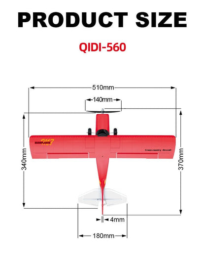 Moore M7 Off - Road RC Plane – 4CH Brushless Fixed Wing EPP Foam Airplane - Featured Mart