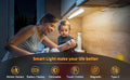 Motion Sensor LED Cabinet Light – 60 LEDs, Touch Control, Wireless & Rechargeable - Featured Mart