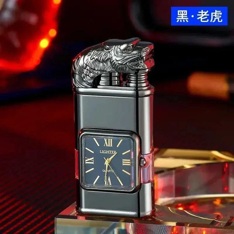 NEW Embossed Three - dimensional Pattern Double Fire Inflatable Lighter - Featured Mart